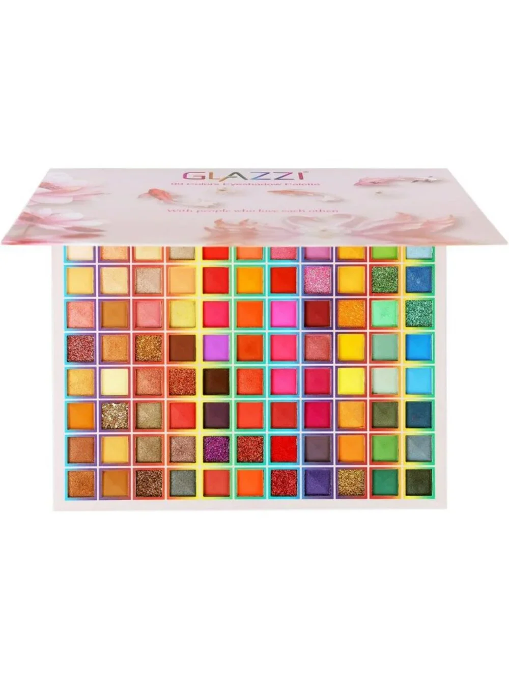 Vibrant 99-Color Eyeshadow Palette - Matte, Shimmer & Glitter for Long-Lasting